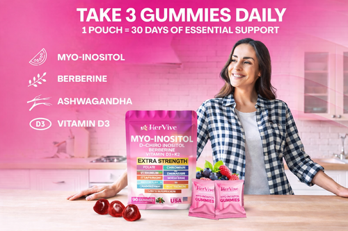 Myo-Inositol Gummies - Women's Hormones & Cycle Support Dietary Supplement